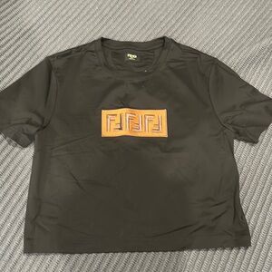 Women’s Fendi Cropped t shirt. Brand new without tags, never worn
